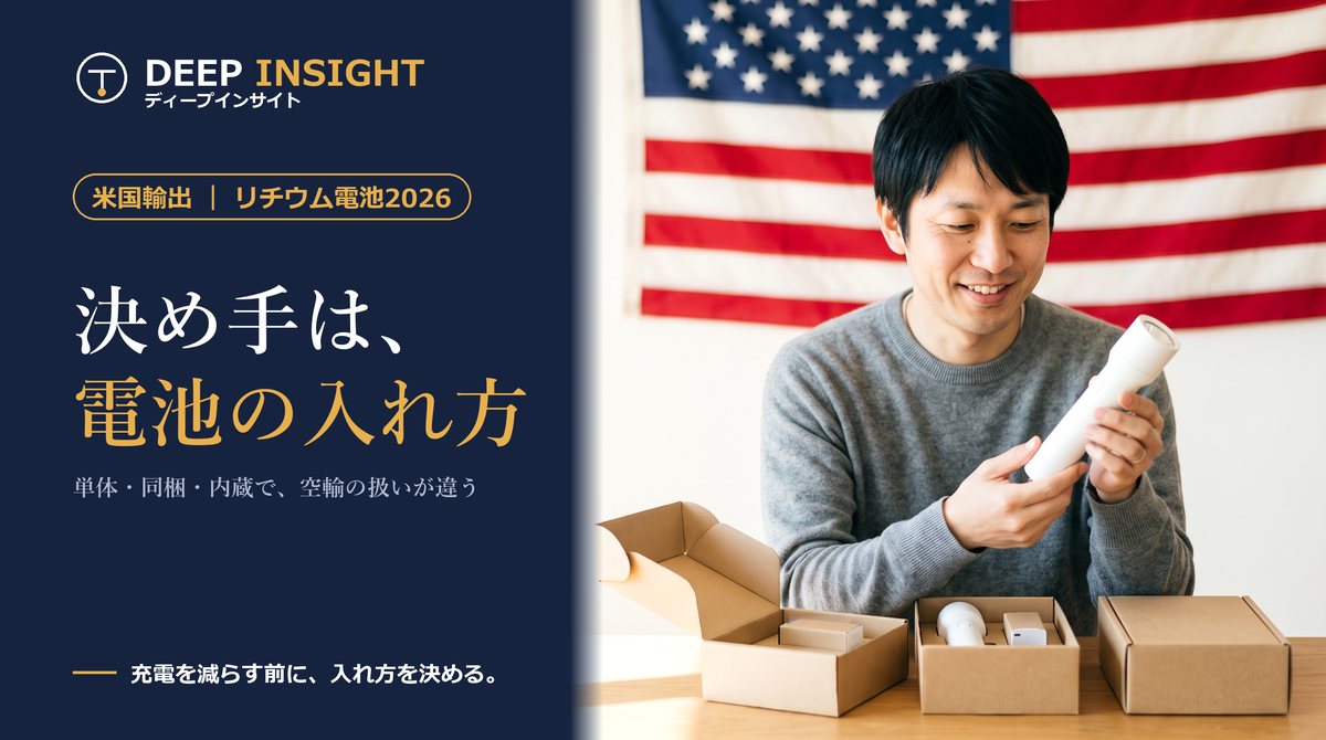 リチウム電池の空輸2026、同梱は充電30%以下が義務・内蔵は推奨──単体・同梱・内蔵で品ぞろえを組み直し、電池入りガジェットを売り続けたセラーの半年